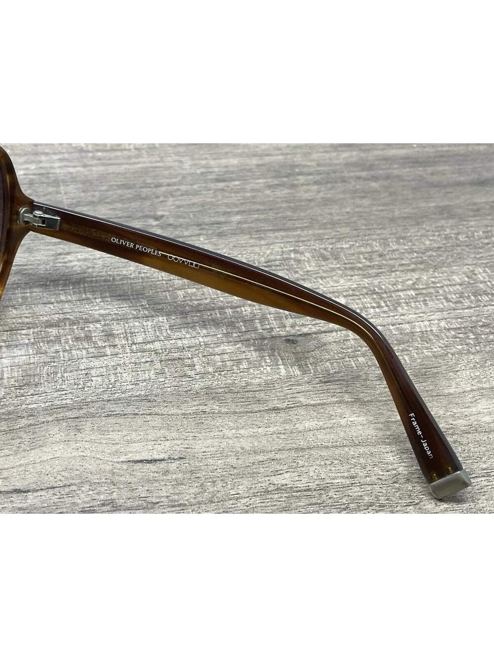 OLIVER PEOPLES CRAVE SYC 64[]11-135 OVERSIZED BROWN SUNGLASSES JAPAN FRAME ONLY